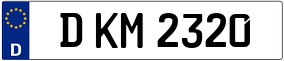 Truck License Plate
